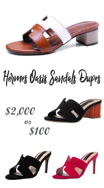 hermes sandals dupe shein|hermes oasis sandals outfit.